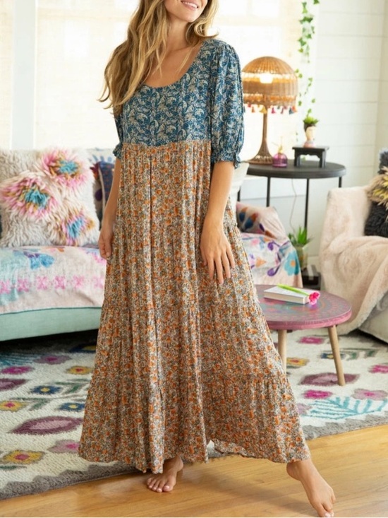 NATURAL LIFE Dresses & Skirts - Natural Life Collette Floral Tiered Maxi Dress